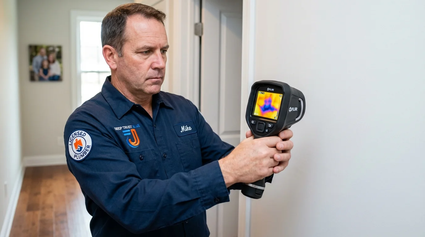 Thermal imaging leak detection by Johns Plumbing LLC in Mound Bayou
